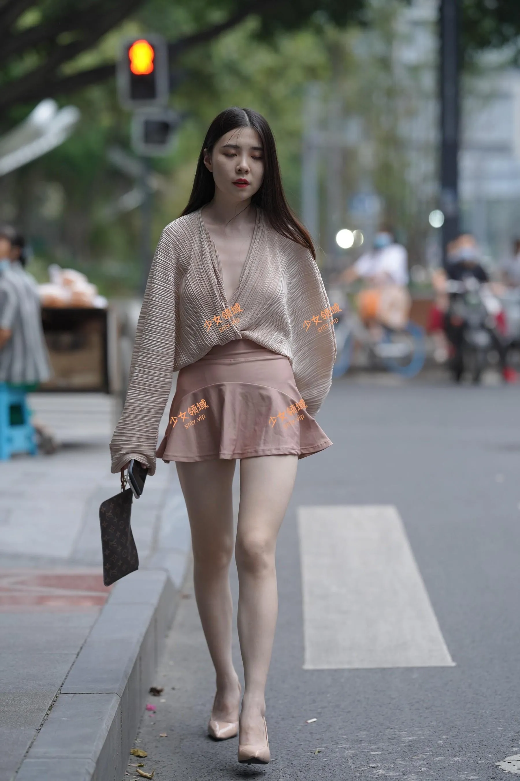 魔镜街拍 NO.167 可爱的粉色短裙小姐姐 [495P]插图9